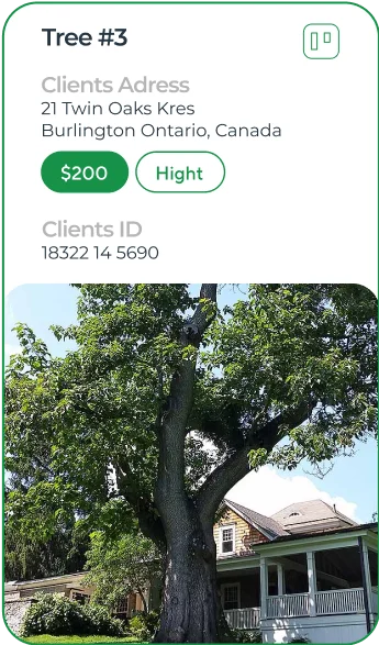 GPS-pinned tree record in ArboStar