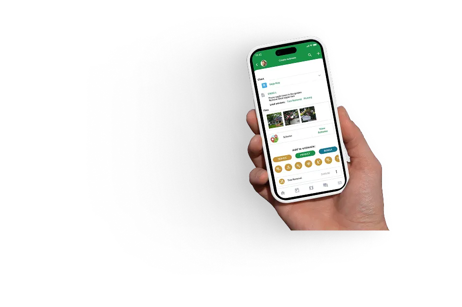 Hand with phone